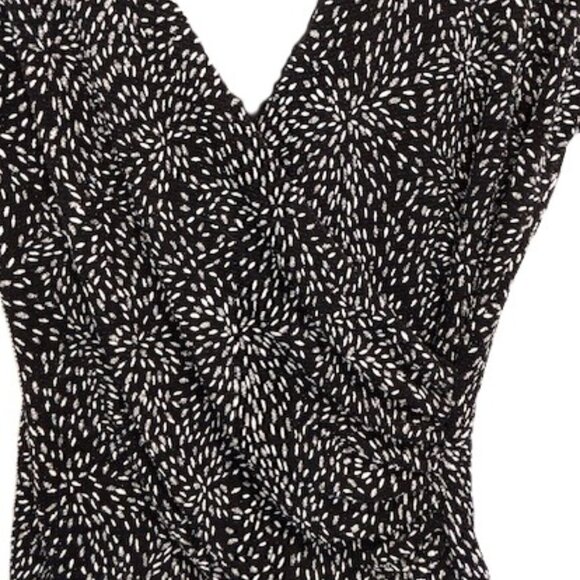 Dress Barn Collection Black Surplice Top Size Small - Picture 9 of 9